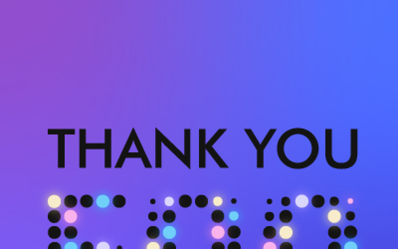 Thank you 500 followers rectangular banner Vector Graphic
