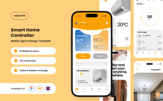 Homaged – Connected Living App Design Template