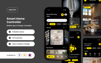 HOMIX – Smart Home App Design Template