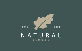 Leaf Logo Oak Leaf Logo Design V3