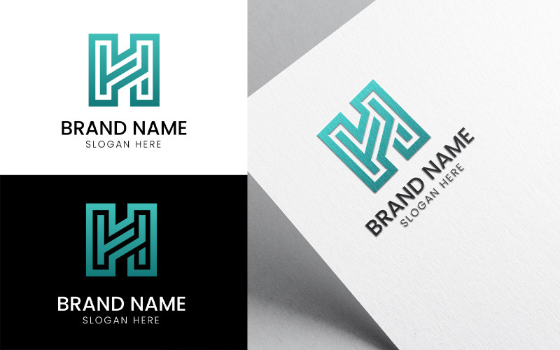 Letter H company logo-948 Logo Template