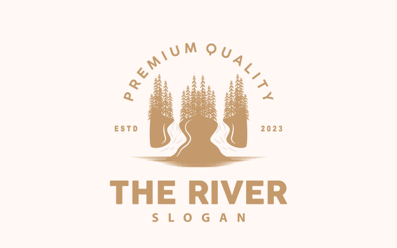 River Logo Design River Creek V10 Logo Template