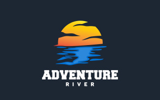 River Logo Design River Creek V2