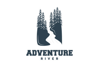 River Logo Design River Creek V3