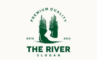 River Logo Design River Creek V7