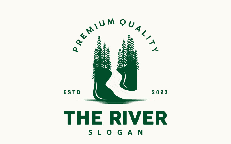 River Logo Design River Creek V7 Logo Template
