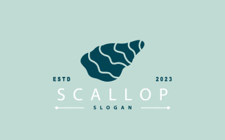 Seashell Logo Inspiration Scallop V2