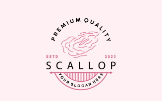 Seashell Logo Inspiration Scallop V3