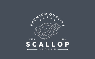 Seashell Logo Inspiration Scallop V5