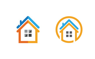 House Property concept icon logo template v.144