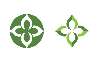 Lotus flower Logo Beauty Salon Cosmetic skincare vector icon design v.203