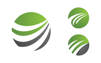 Business growth Finance concept logo illustration design v.114