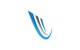 Business growth Finance concept logo illustration design v.123