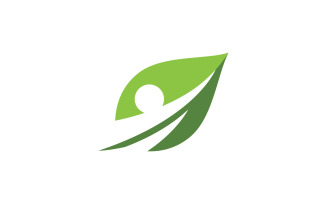 Healthy life Human fit sport logo sign illustration v.289