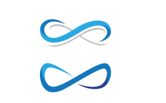 Infinity logo Design Vector icon illustration design template v.18