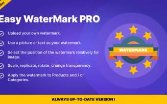 Easy WaterMark PRO for PrestaShop – Protect and Brand Your Images