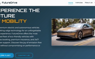 FutureDrive Car Rental html template