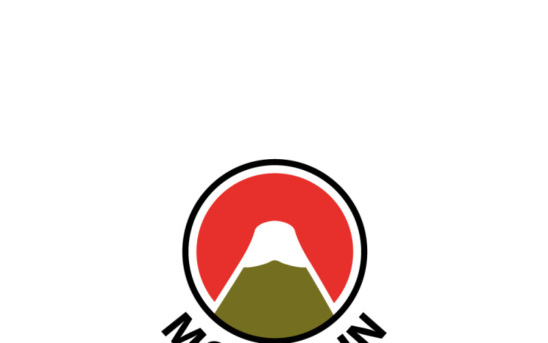 Montagna Mountain Adventure Logo Logo Template