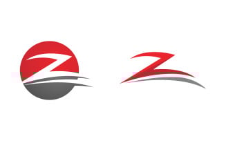 Z Letter Business Concept design icon LogoTemplate v.4
