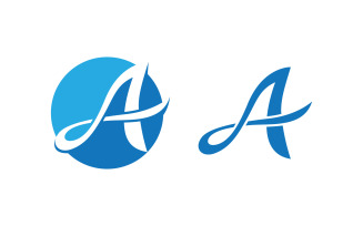 A Letter Business Concept design LogoTemplate v.112