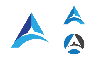 A Letter Business Concept design LogoTemplate v.115