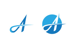 A Letter Business Concept design LogoTemplate v.116