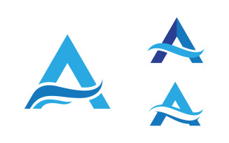 A Letter Business Concept design LogoTemplate v.117