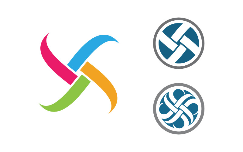 Business corporate abstract unity illustration design template v.1 Logo Template