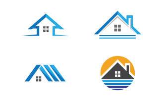 House Property concept icon logo template v.152