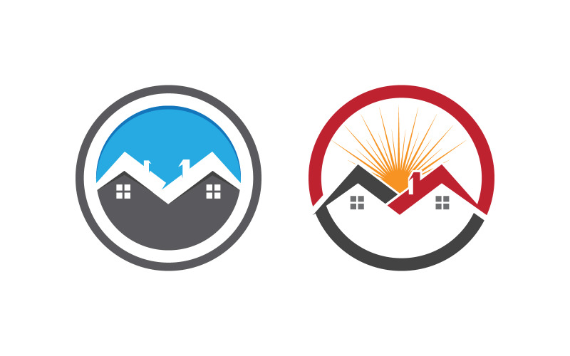 House Property concept icon logo template v.156 Logo Template