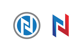 N Letter Business Concept design icon LogoTemplate v.3