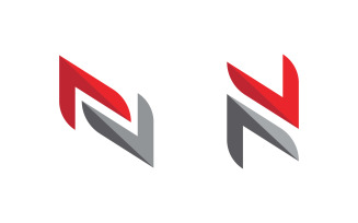 N Letter Business Concept design icon LogoTemplate v.4