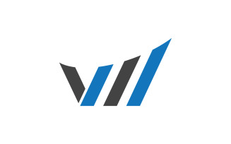 Business growth Finance concept logo illustration design v.126