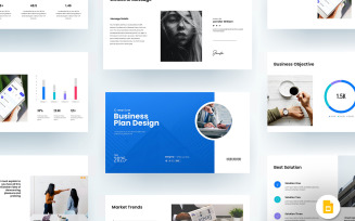 Digital Business Plan Google Slides Presentation Template