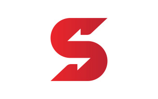 Letter S logo vector template. Creative S Letter initial logo design V8..
