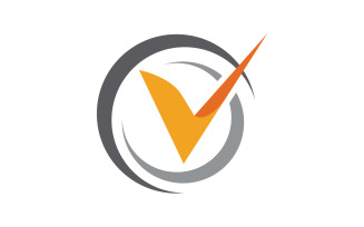V Letter Business Concept design icon LogoTemplate v.18
