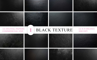 Dark Black Background Textures | Black Grunge & Matte Backgrounds | 16 Black Background Textures