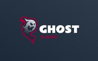 Ghost Character Mascot Logo Design