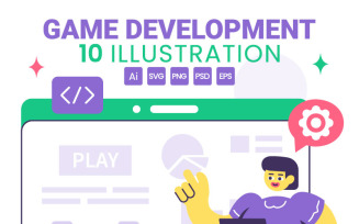 10 Game Development Process Illustration