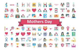 Mother’s Day Icons Pack – Celebrate Love and Motherhood with Beautiful icons