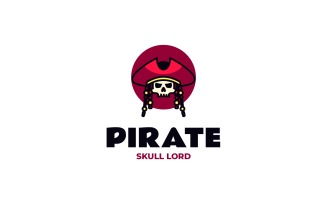 Skull Pirate Mascot Logo Design