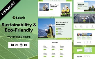 Solaris - Alternative Power & Green Energy WordPress Elementor Theme