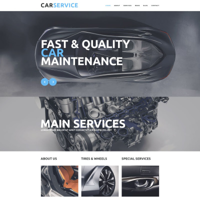 32+ Best Car Repair Website Templates