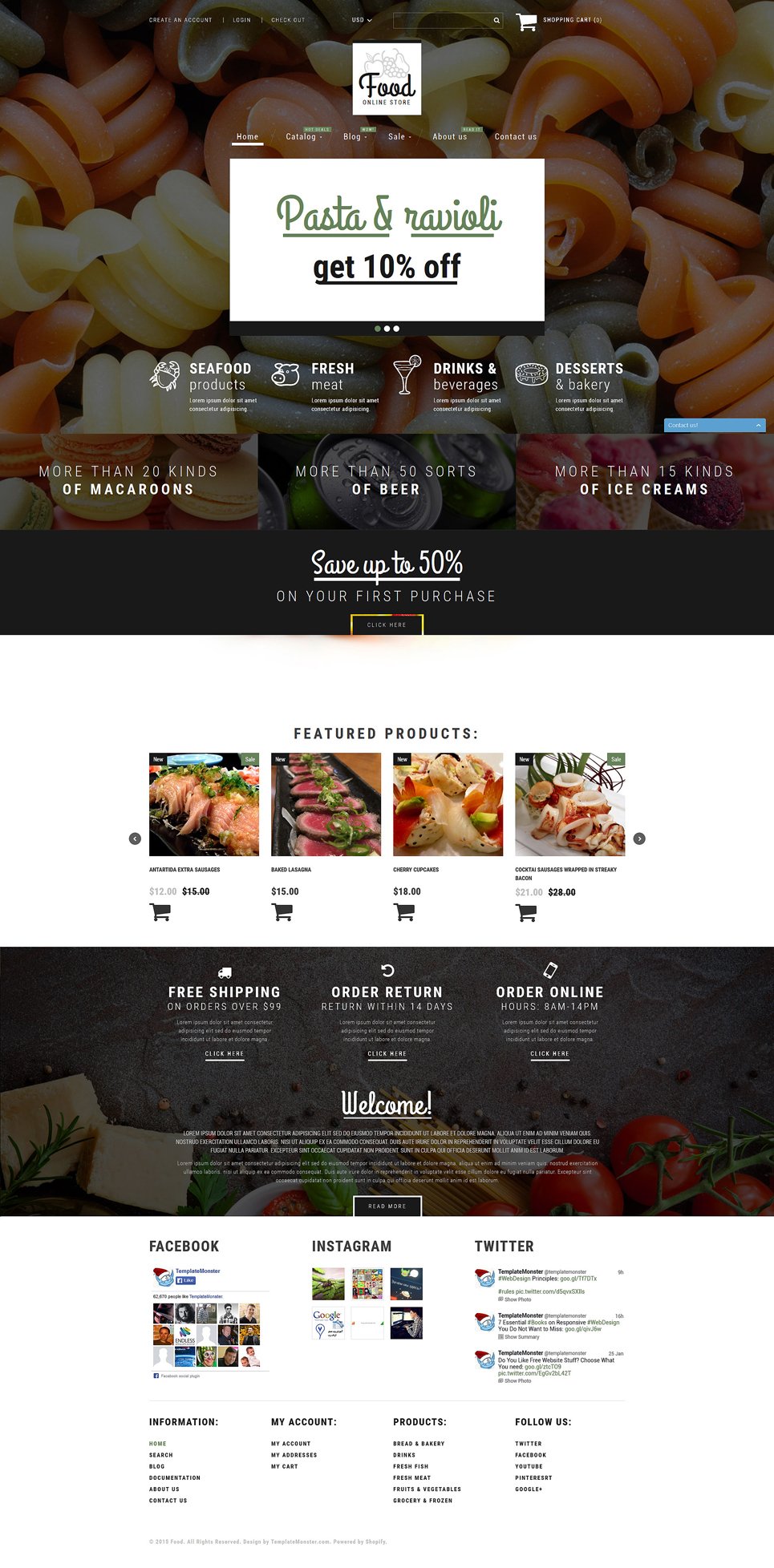 Food Shop Shopify Theme New Screenshots BIG