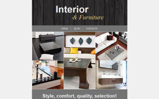 Interior & Furniture Responsive Newsletter Template