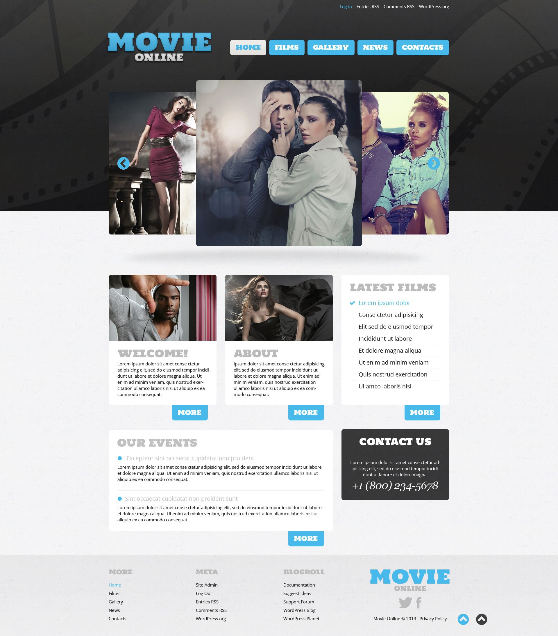 website themes