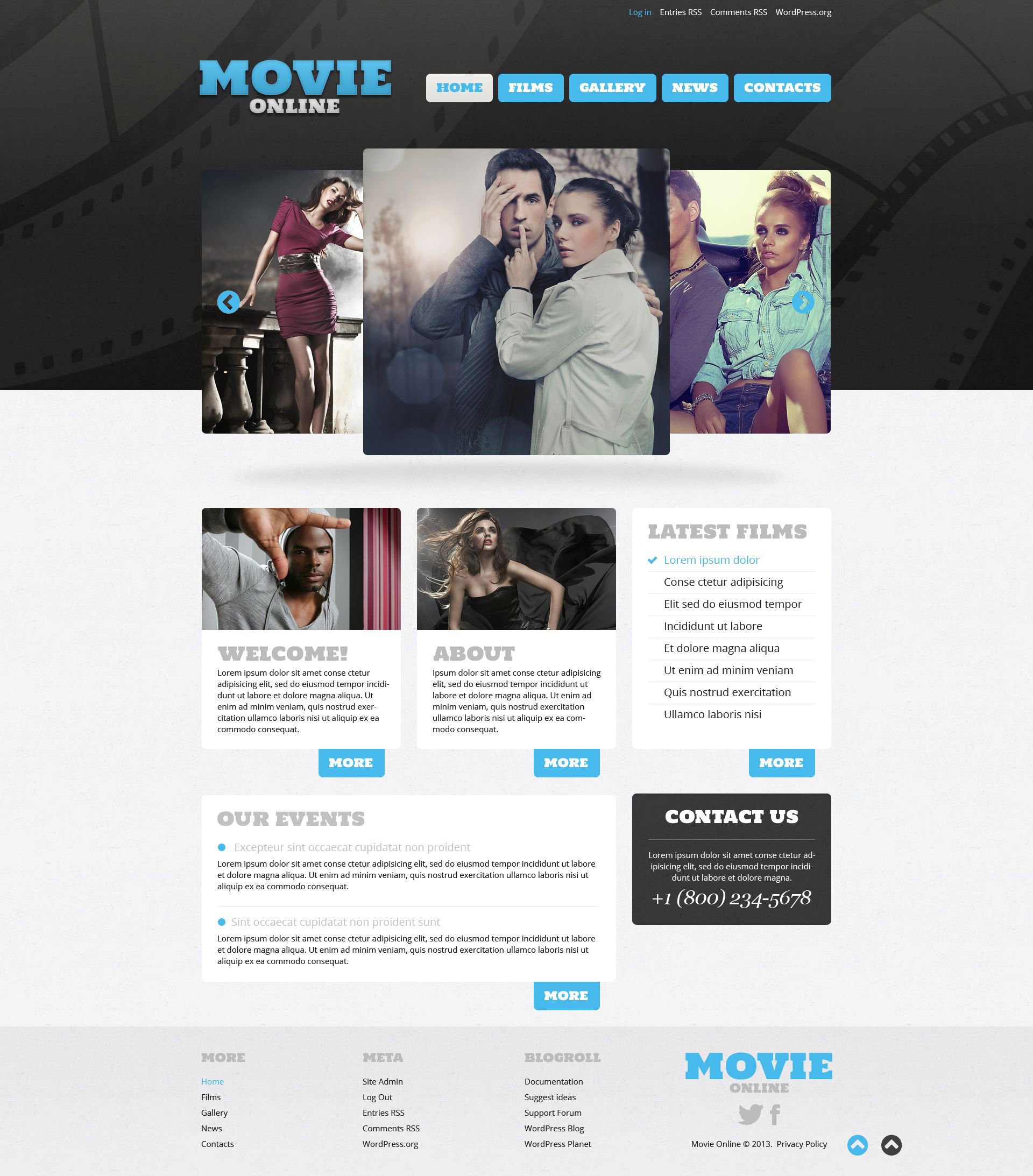 Music Responsive WordPress Theme - screenshot