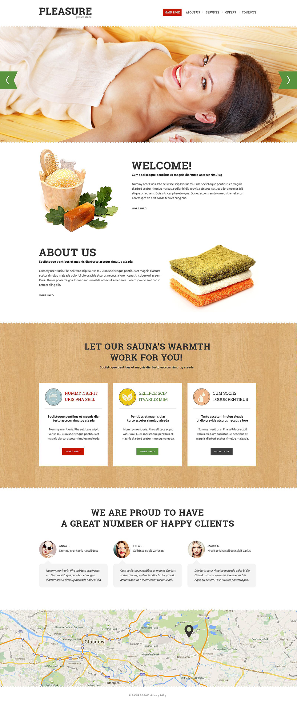 Sauna Responsive Website Template New Screenshots BIG