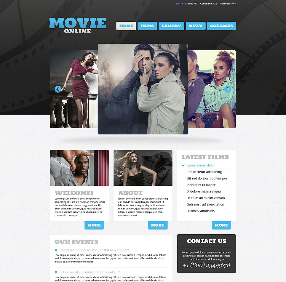 Sculpture Bootstrap WordPress Theme Big Screenshot Sculpture Responsive WordPress Theme New Screenshots BIG