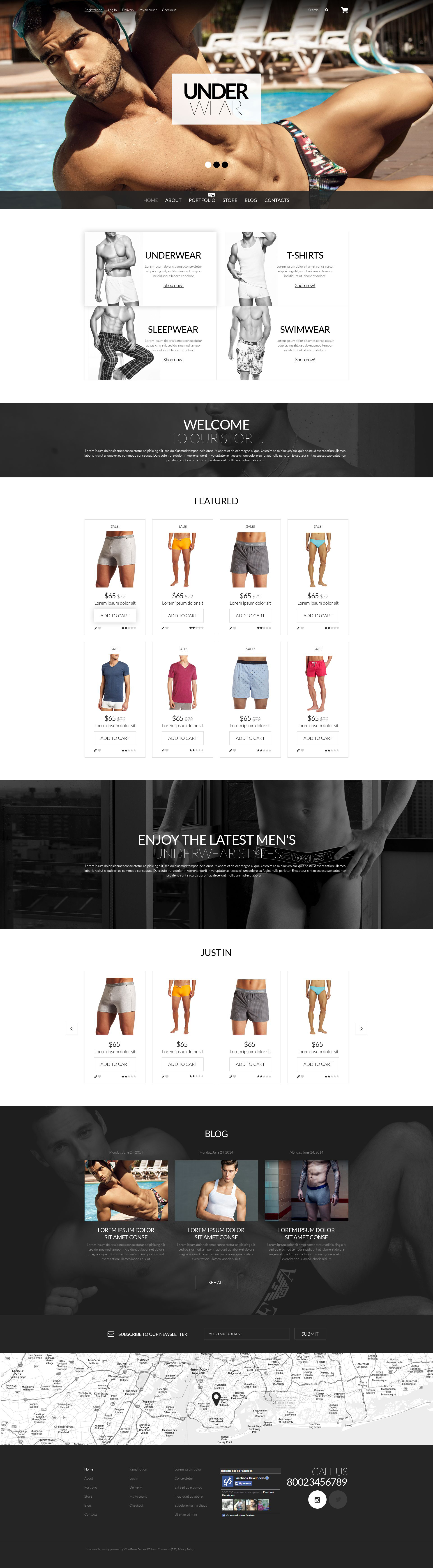 Underwear for Men WooCommerce Theme